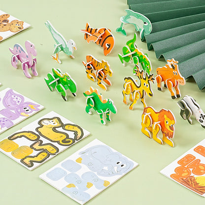 🔥Educational 3D Cartoon Puzzle