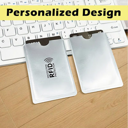 🔐8 Packs RFID Blocking Card Sleeves – Anti-Skimming Credit Card Protection Set