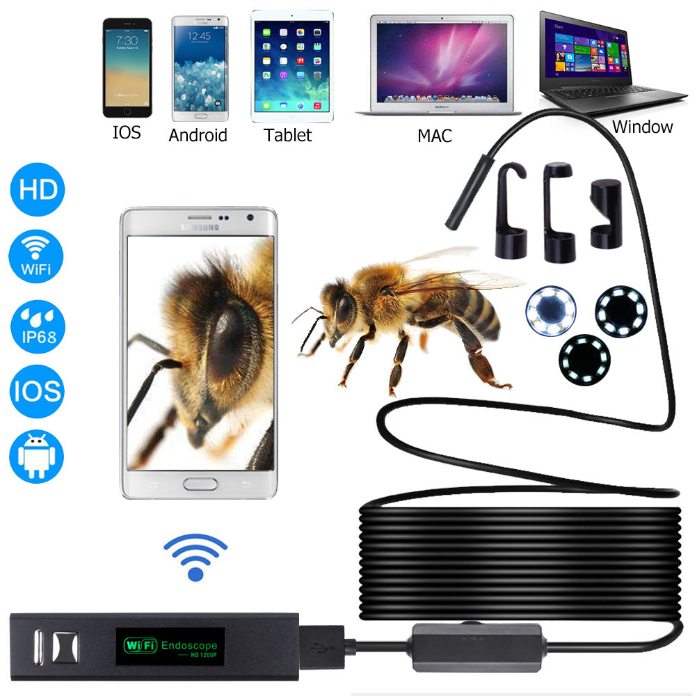 Woyuosn High-Resolution Waterproof Endoscope Camera