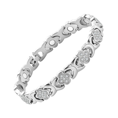 Infinity Clover Copper Magnetic Bracelet