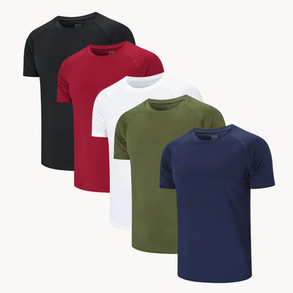 Men's Plain Round Neck Raglan Sleeve