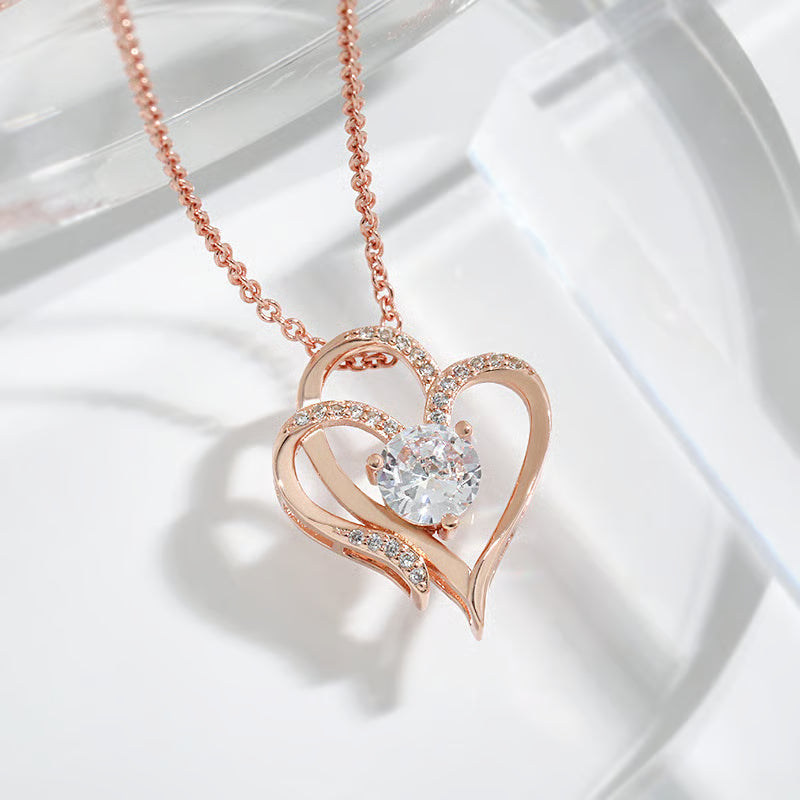 I LOVE YOU Diamond necklace