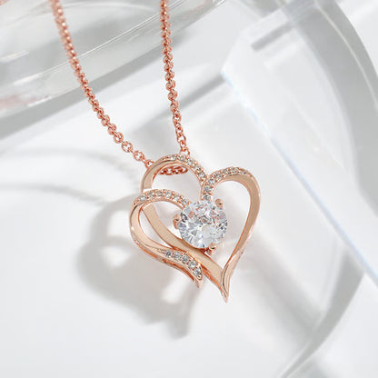 I LOVE YOU Diamond necklace