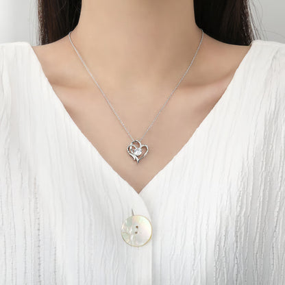 I LOVE YOU Diamond necklace