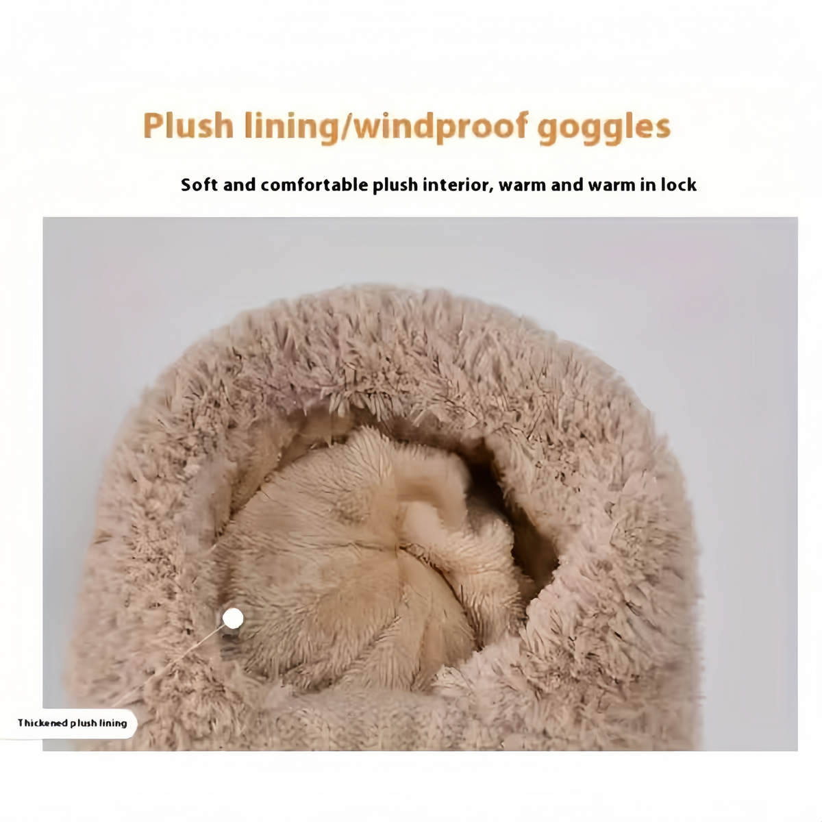 Women's Knitted Hat with Plush Lining - Autumn & Winter Neck Coverage
