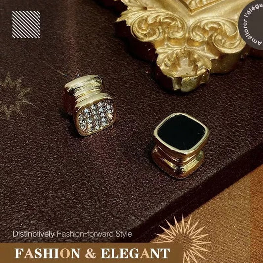 Magnetic Diamond Double-sided Stud Earrings(Left Ear + Right Ear)