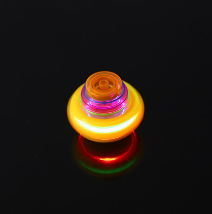 Music Flashing Spinners Toy With Launcher