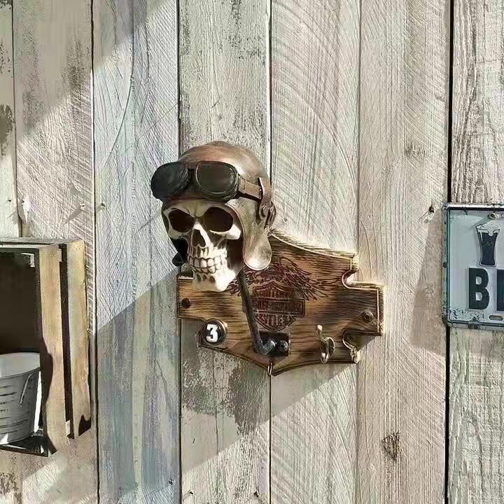 Motorcycle Skull Helmet Holder（🎁Halloween gift for riders）