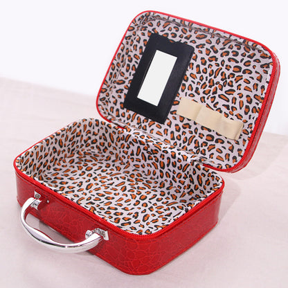 Portable Sewing Kit in Faux Leather Case