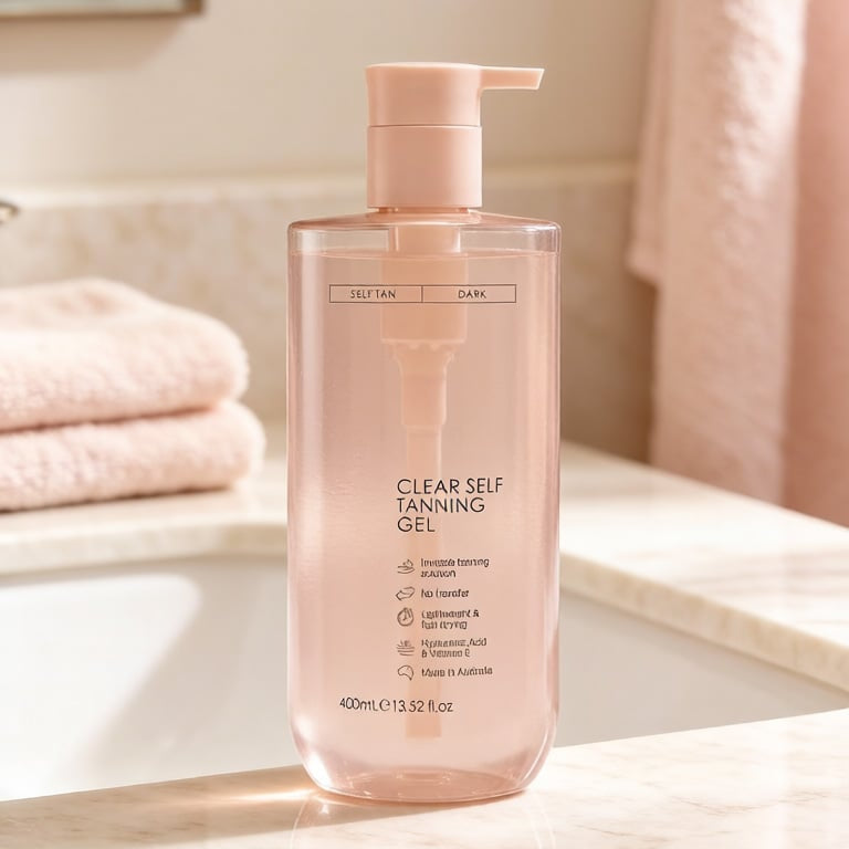 Clear Self-Tanning Gel - Zero Transfer, Rinse-Free 400ml