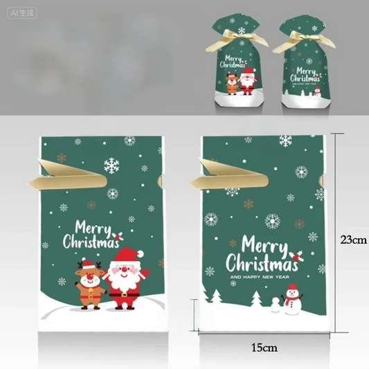🎄Drawstring Christmas Gift Bags (Biodegradable)