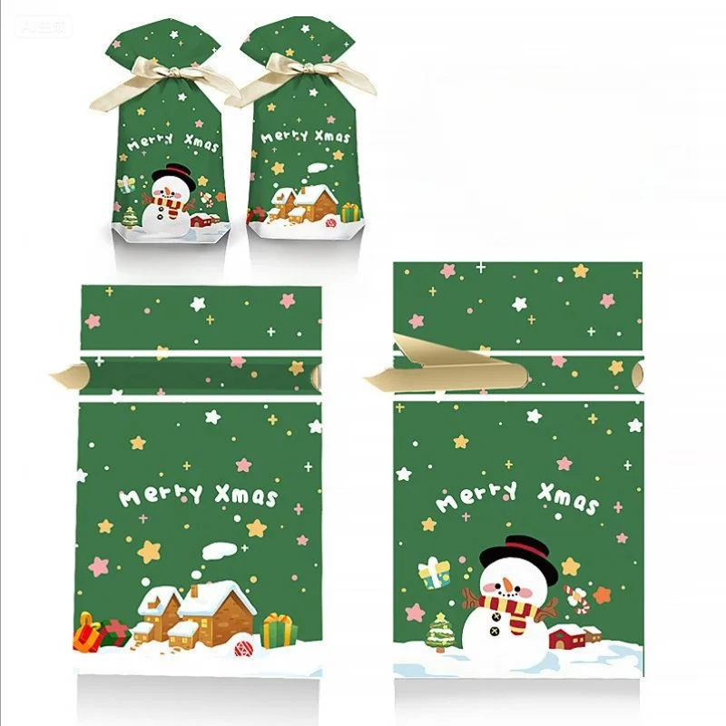 🎄Drawstring Christmas Gift Bags (Biodegradable)