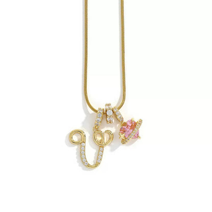 💖 LAST DAY – 57% OFF ✨ 3-layer pendant necklaces with initials A-Z 🎀 | Personalized & elegant