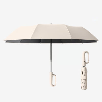 Creative Ring Buckle Windproof Reinforced Umbrella (Premium Quality, Proven Performance: Auto-Open, 125cm Wide, 20 Wind-Resistant Fiberglass Ribs – You Get What You Pay For.)