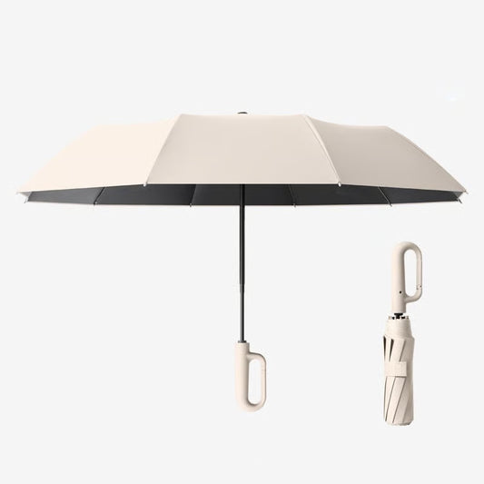 Creative Ring Buckle Windproof Reinforced Umbrella (Premium Quality, Proven Performance: Auto-Open, 125cm Wide, 20 Wind-Resistant Fiberglass Ribs – You Get What You Pay For.)