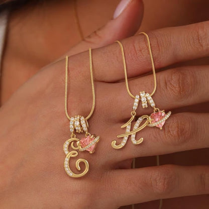 💖 LAST DAY – 57% OFF ✨ 3-layer pendant necklaces with initials A-Z 🎀 | Personalized & elegant