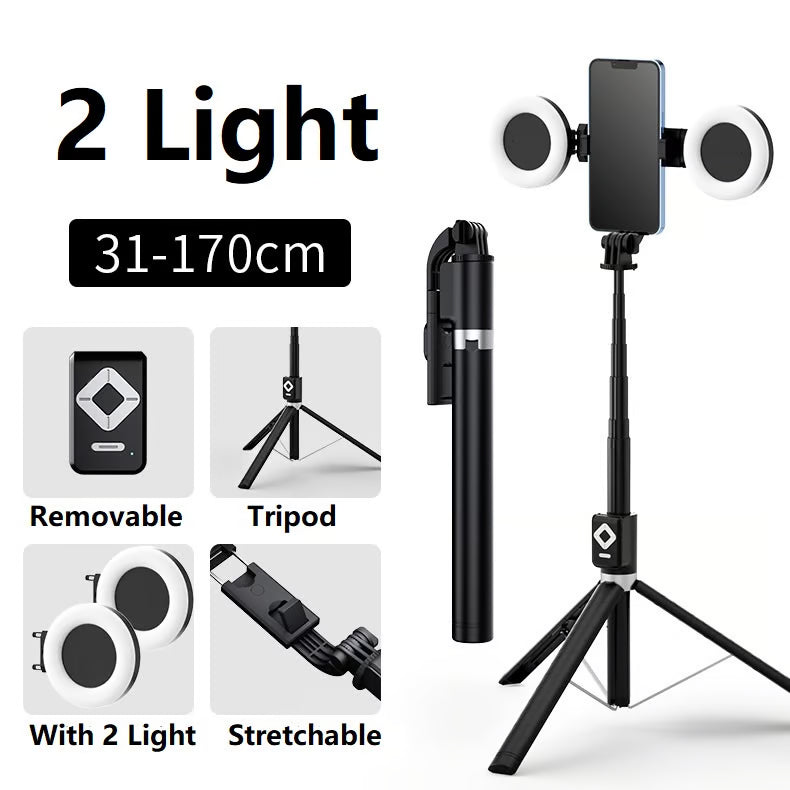 🔥New 6 in 1 Bluetooth Selfie Stick