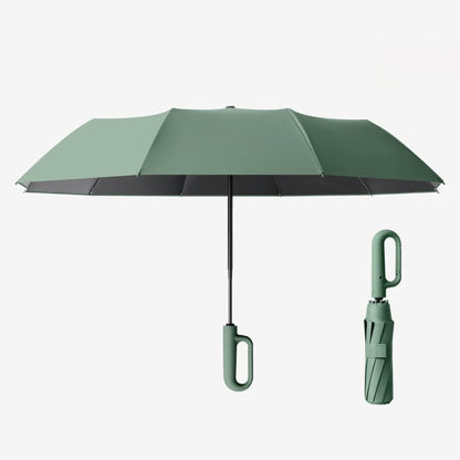 Creative Ring Buckle Windproof Reinforced Umbrella (Premium Quality, Proven Performance: Auto-Open, 125cm Wide, 20 Wind-Resistant Fiberglass Ribs – You Get What You Pay For.)