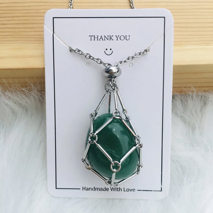 🔥 Crystal Stone Holder Necklace - Free (Crystal) Gift Included🎁