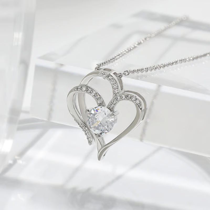 I LOVE YOU Diamond necklace
