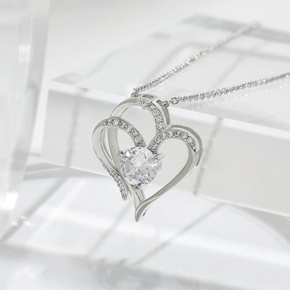 I LOVE YOU Diamond necklace