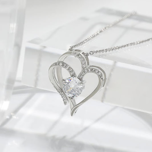 I LOVE YOU Diamond necklace