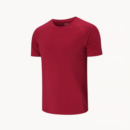 Men's Plain Round Neck Raglan Sleeve