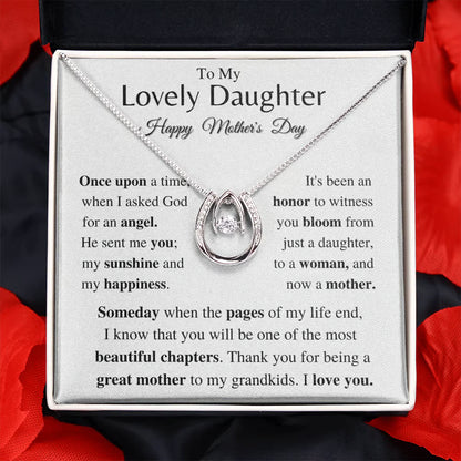 Mother's Day Daughter Gift- Horse Shoe Necklace