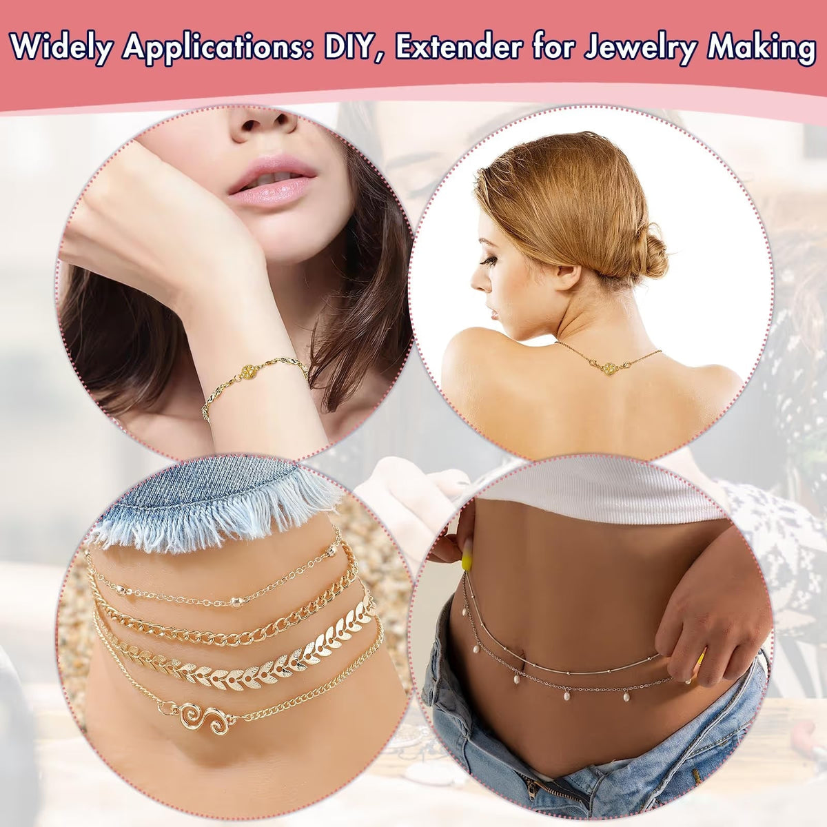 Magnetic Necklace Clasps and Closures - 12 pcs Jewelry Clasp Set