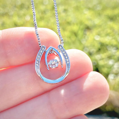Mother's Day Daughter Gift- Horse Shoe Necklace