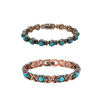 Antique Copper Magnetic Bracelet