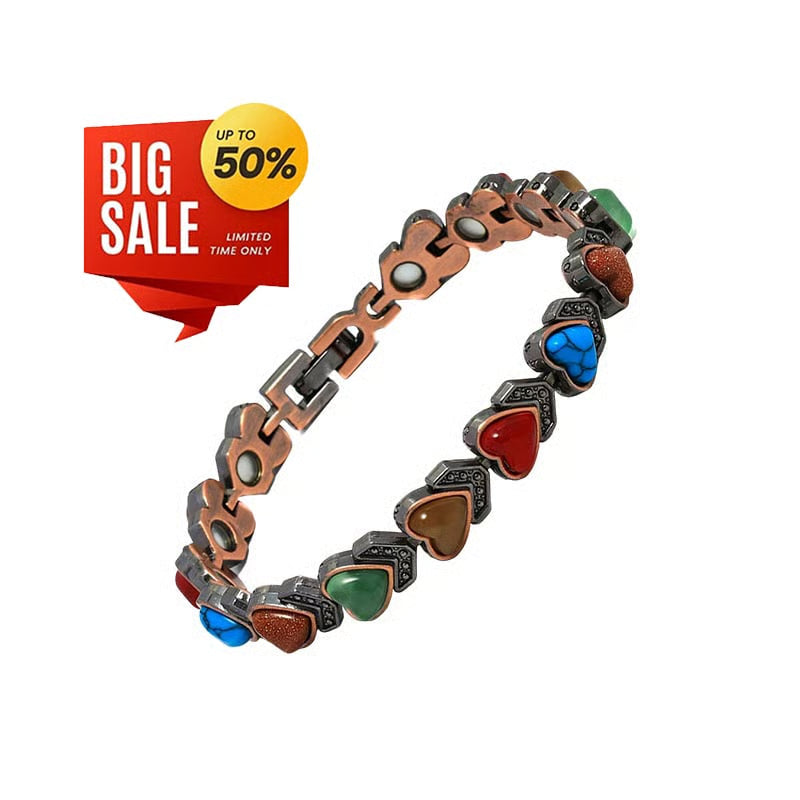 Antique Copper Magnetic Bracelet