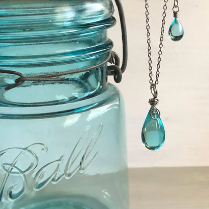👐 Carry a Piece of History: Our Handcrafted Upcycled Mason Jar Earrings 💙