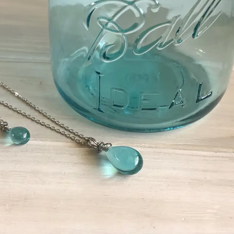 👐 Carry a Piece of History: Our Handcrafted Upcycled Mason Jar Earrings 💙