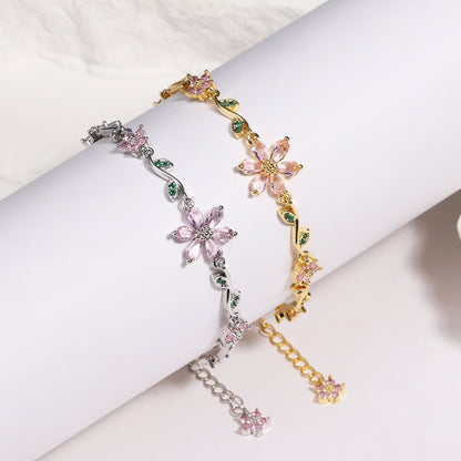 🔥2026 NEW ARRIVAL🔥 -Flower Bracelet (Perfect jewelry and gifts)