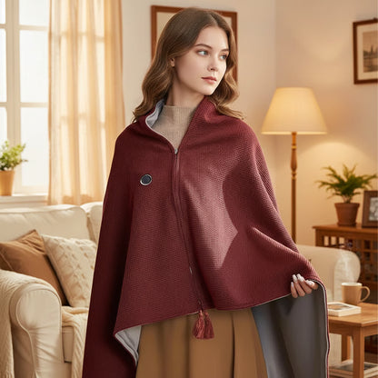🎄Christmas Sale - 49% OFF🔥Premium Heated Shawl Blanket