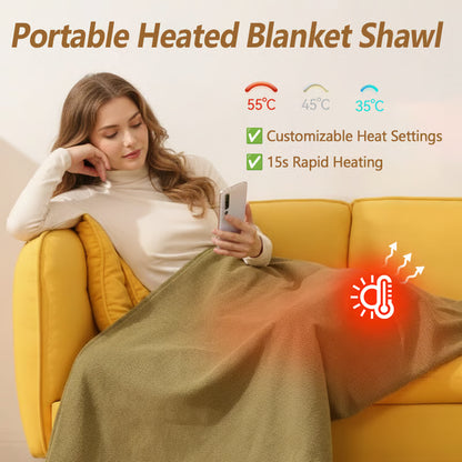 🎄Christmas Sale - 49% OFF🔥Premium Heated Shawl Blanket