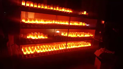 🔥👻LED Flame Light Bulbs, 4 Modes Flickering Light Bulbs with Upside Down Effect