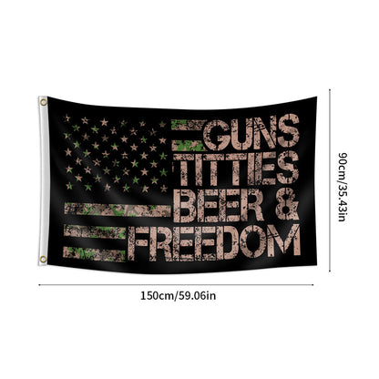 American Flag Pattern Garden Flag without Flagpole